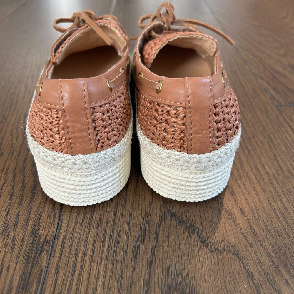 Dolce Vita Raffia Platform Boat Shoes - Brand New - Picture 8 of 8